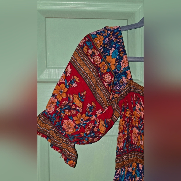 Coastal Cowgirl Maxi Floral Dress (SIZE M/10) EUC - Picture 5 of 9